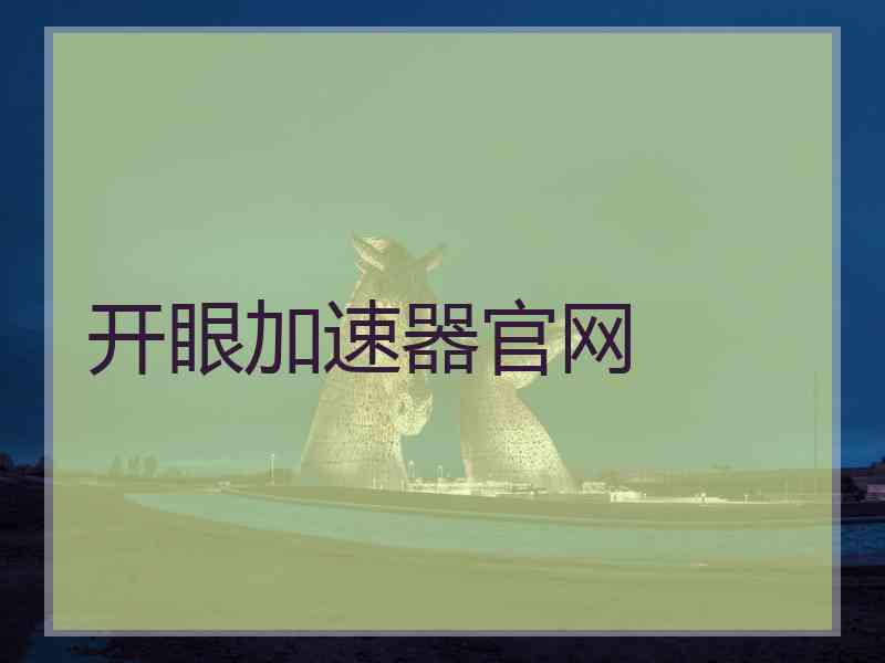 开眼加速器官网 开眼加速器官网